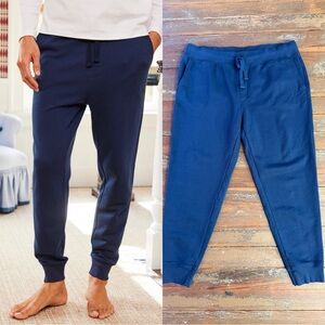 LAKE Pajamas Men's 100% Cotton Dockside Jogger in Deep Navy Sz XL 💛🍄